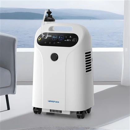 Gradd Feddygol Gwydn Gwydn Gradd Cartref Crynodydd Ocsigen Ocsigen Peiriant Therapi Ocsigen