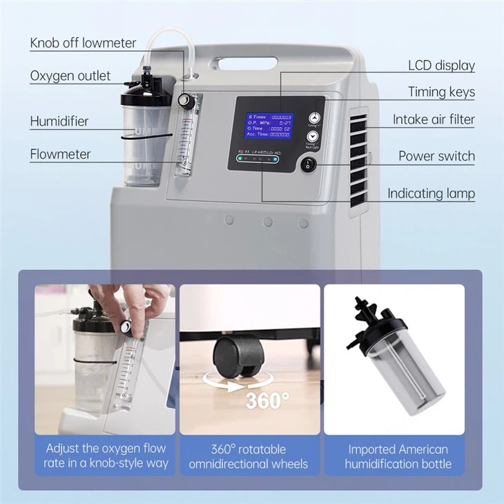 Wholesale 51 China New Design Medical Device Oxygenator Machine Oxygen Concentrator
