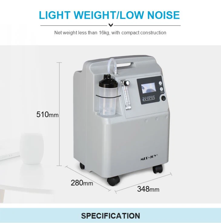 Crynodydd Ocsigen Gofal Cartref Gydag Olwynion